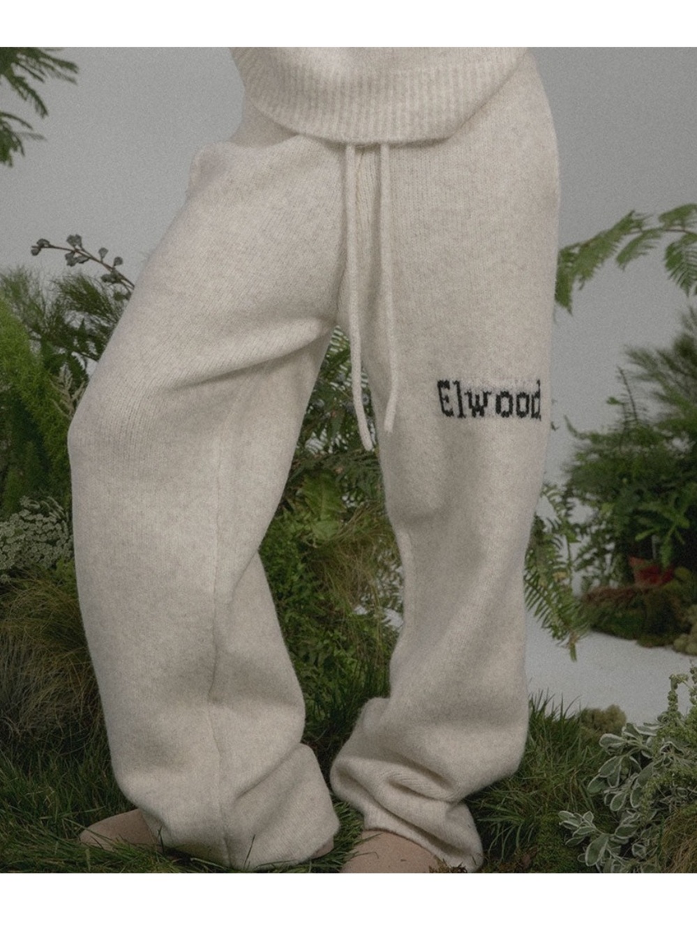 Elwood Intarsia Logo Baggy Sweatpants